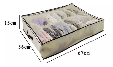 12 Compartment Non Woven Shoe Organizer, Underbed Shoe Storage Bag, Easy To Carry Shoe Bag 12 Compartment Non Woven Shoe Organizer, Underbed Shoe Storage Bag, Easy To Carry Shoe Bag